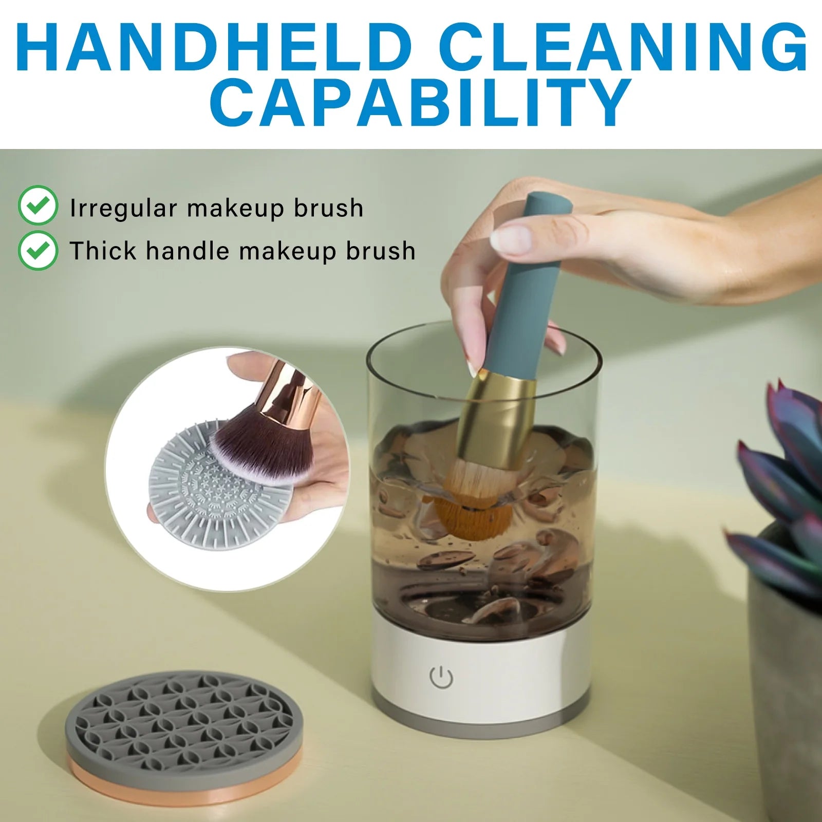 QuickSpin Makeup Brush Cleaner
